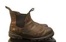 Wolverine I-90 Waterproof Composite-Toe Romeo Slip-On Boot - Brown, US 8.5