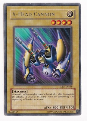 Yu-Gi-Oh! X-Head Cannon #DR1-EN059 Light Play