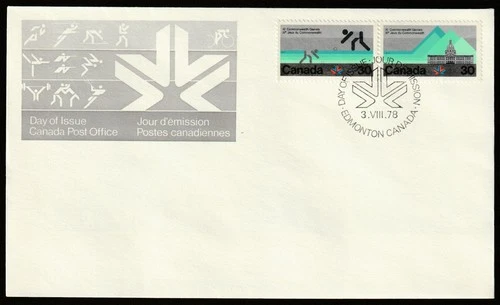 Canada #762a, 1978 Commonwealth Games, A, Official First Day Cover, FDC 1978