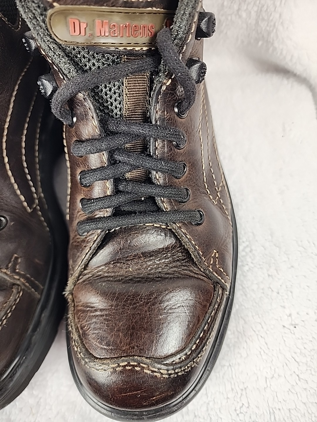 Vtg Doc Martens Chunky Ankle Boot Air Wair # AW004 Women's Size 6 US 5 Men Brown thumbnail 7