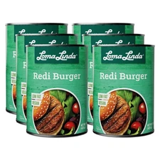 Loma Linda Low Fat Redi-Burger (15 oz. can) - Plant Based - Vegan Ground Beef