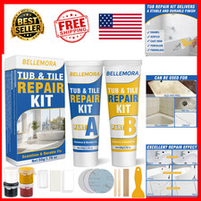 Porcelain Repair Fiberglass Tile Repair Kit Color Match Tub Sink Crack Chip Fix