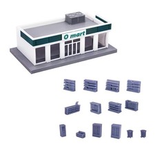 Outland Models Gemischtwarenladen & Zubeh&ouml;r 1:87 H0-Spur