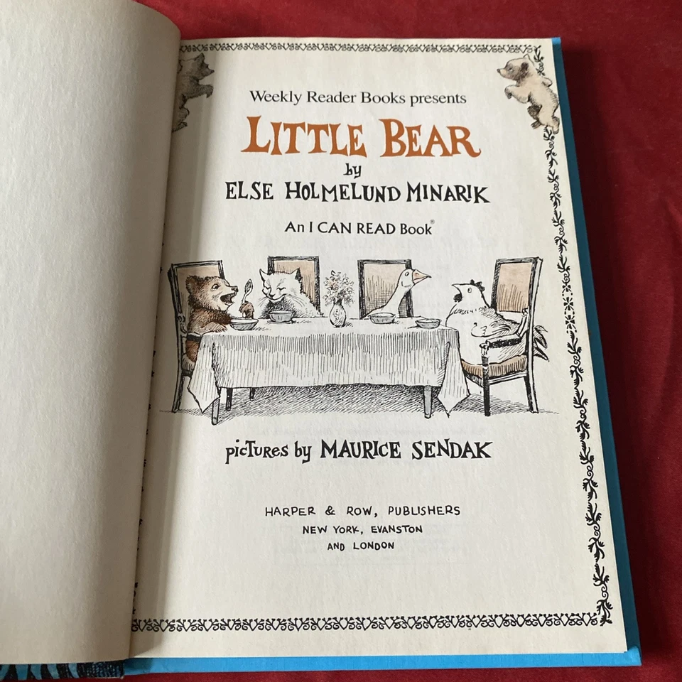*KIDS* Little Bear 🐻 by Else Holmelund Minarik (1957, Vintage Hard Book) 1st Ed - Image 3 of 4