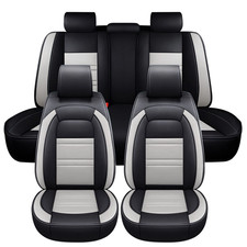 For Kia Forte Car Seat Covers Pu Leather 5 Seat Full Set Front Rear Protectors For Kia Forte Car Seat Covers Pu Leather 5 Seat Full Set Front Rear Protectors