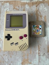 Nintendo Game Boy Grey Handheld System - Screen Issue Possibly Free Game Cart