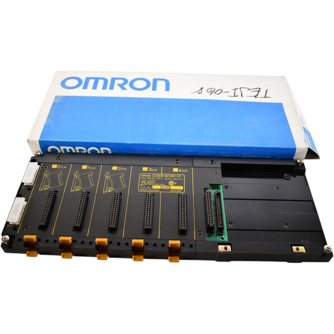 NEW Omron C200H-BC051-V1 C200H Series 5-Slot CPU Base Unit Backplane