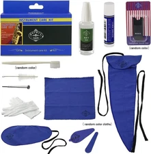Saxophone Sax Cleaner Care Cleaning Kit,Maintenance Kit,Key Oil,Cork Grease,Swab