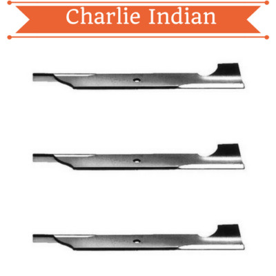 3 Pack 48'' Blades Fits Bobcat Bad Boy Exmark Ferris Gravely Toro 32061A (2172)