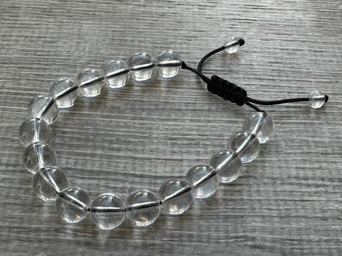 Grade A++ Edelstein Perlen verstellbar Armband 10 mm, echte Kristalle Armbänder - Bild 40 von 124