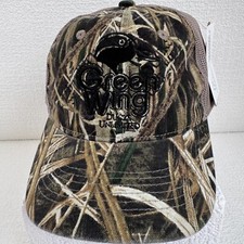 Youth Camo - Green Wing Ducks Unlimited Cap - Snap Back Adjustable - NWT