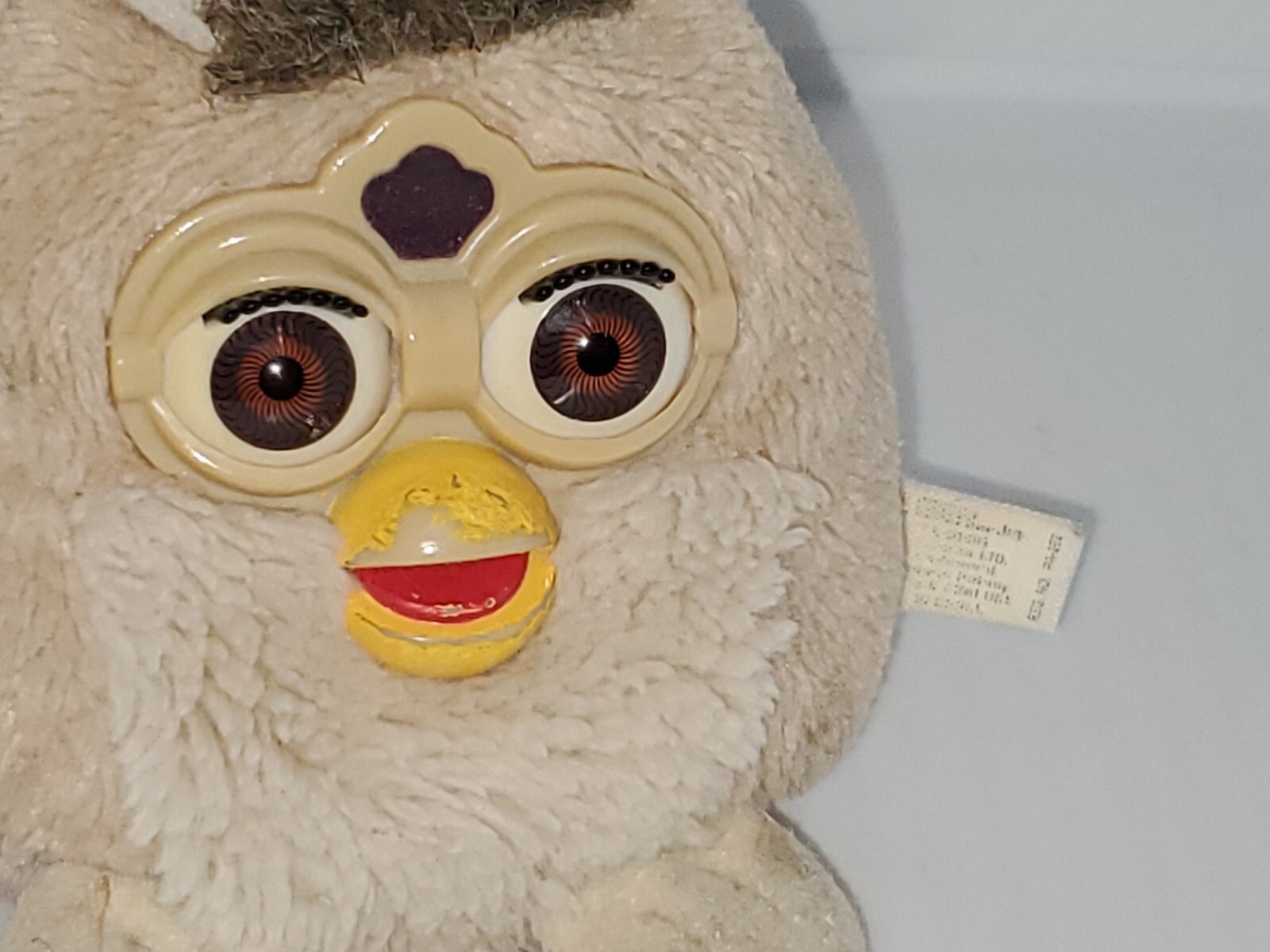 Vintage Tiger 1999 Furby Buddies Beanbag Plush Toy Mini 4”. RARE HTF