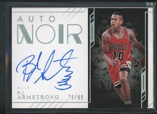 2022-23 B J ARMSTRONG 78/99 AUTO PANINI NOIR AUTOGRAPHS