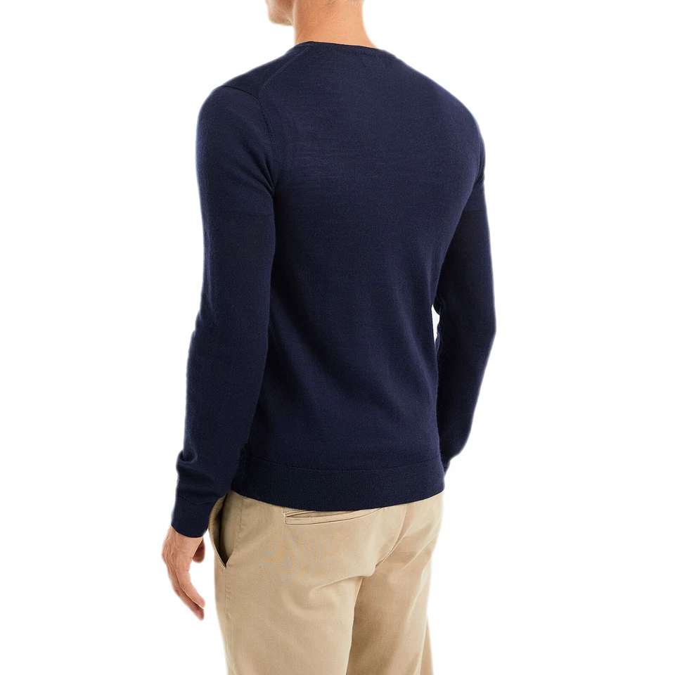 Maglione Uomo Invernale Girocollo Lana Cashmere Maglioncino Slim Casual VEQUE - Immagine 4 di 4