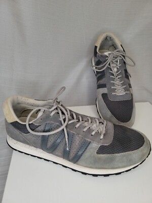 Wesc Post Runner Retro Grey Suede Sneaker Men's 9 Women's 10.5