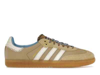 靴 24cm adidas WALES BONNER NYLON SAMBA Size 11.5 - Wales Bonner x adidas Samba Nylon Wonder Clay Royal