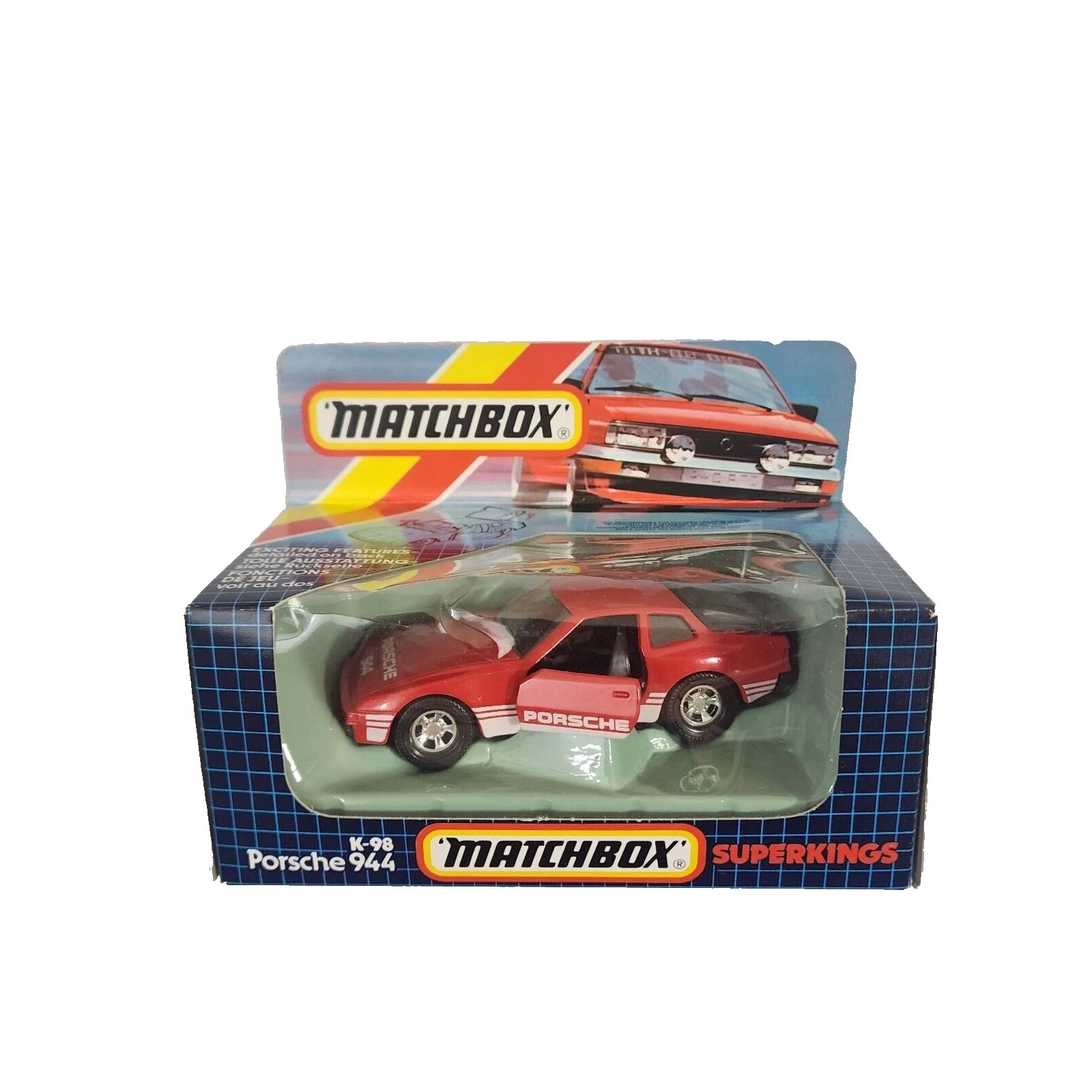 Литые модели автомобилей, грузовиков и фургонов современного производства спичечный коробок Superkings Porsche