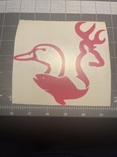 Duck, Fish, Deer vinyl decal car bumper sticker 093