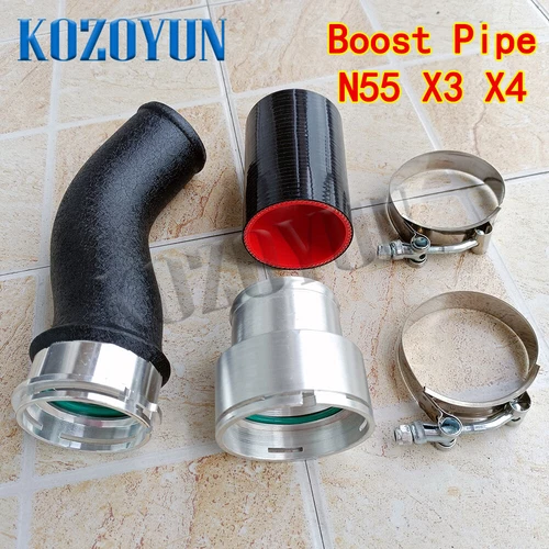 Intake Boost pipe intercooler turbo kit For BMW N55 F25 X3 / F26 X4 35ix M40ix - Picture 2 of 12