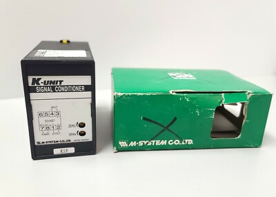M-System KSP-2A-C K-Unit Signal Conditioner Low Frequency Transmitter 110V  NEW