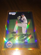 2010 Bowman Chrome Matt HARVEY Orange Refractor /25 rookie METS