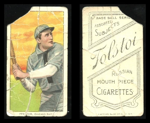 T206 Francis Pfeffer ~~ PR condition ~~ Tolstoi back