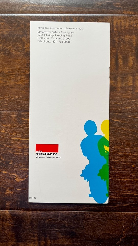 1974-motorcycle-safety-foundation-amf-harley-davidson-insert-99500-75
