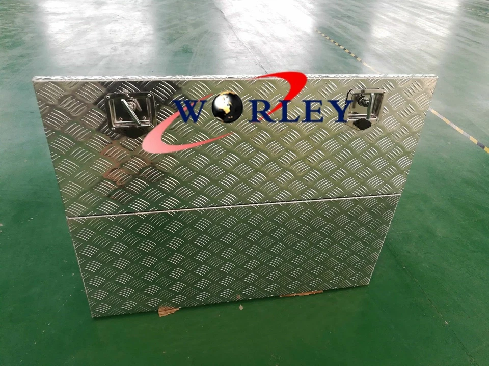 Camión camioneta pickup 36"X 18"X 18" aluminio debajo de la carrocería caja de herramientas remolque almacenamiento Foto 4 de 4