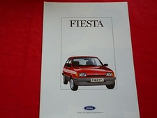FORD Fiesta Fashion Festival Ghia Super XR 2 depliant brochure del 1988