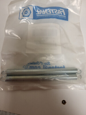 0.437''OD x 0.062''Wire 6''L Loop End #82 Steel Hard Drawn MB Extension Spring