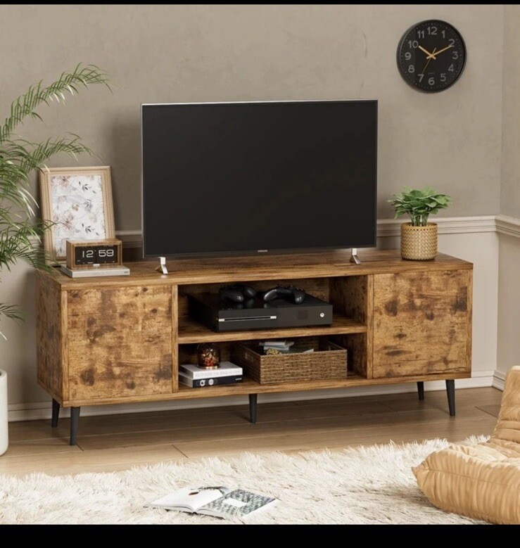 For 65&rdquo;, Modern Entertainment Center W. Storage Cabinets