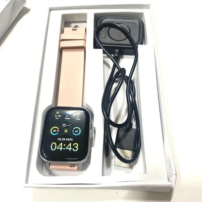 Smart Watch Large Screen Heart Rate Bracelet, Android/IOS Color Pink | eBay