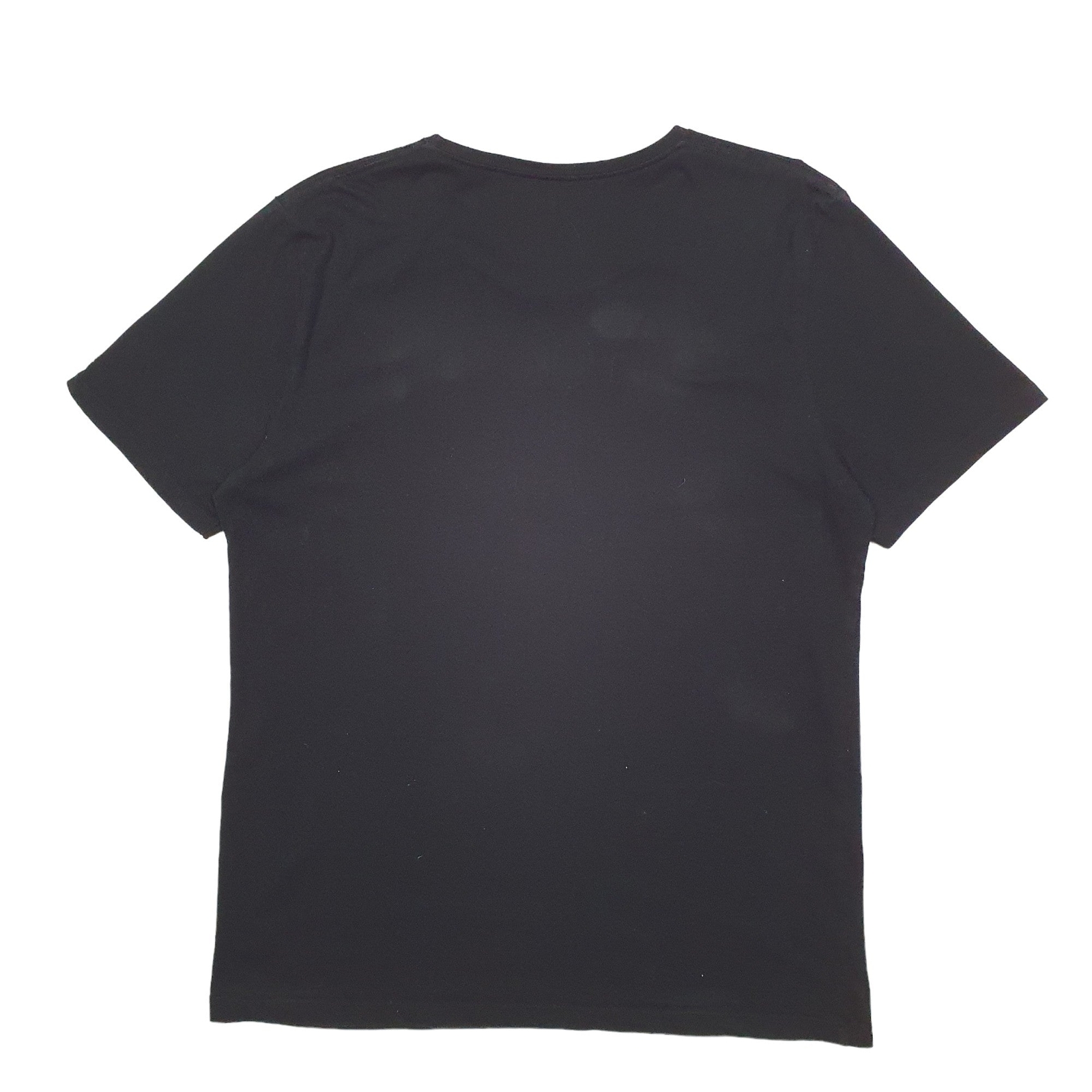 CHAMPION Black T Shirt Tee Spellout Short Sleeve Cotton Blend Mens L image 2