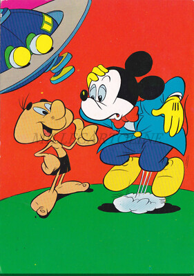 WALT DISNEY - Mickey Mouse and Eega Beeva, Eta Beta Postcard | eBay