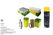 MANN FILTER Paket MANNOL Klimareiniger für VW EOS 1F7 1F8 2.0 TFSI