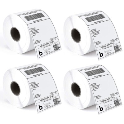 4''X6'' Thermodirekt-Versandetiketten 500 Stück Etiketten GLS DPD DHL für ZEBRA
