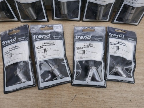 9 X TREND INDUSTRIAL QUICK CHANGE DRILL HOLDERS - Picture 2 of 2
