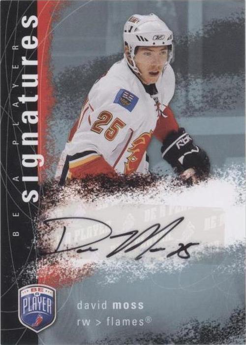2007-08 Upper Deck Be a Player - Dave Moss #S-DM - 1 of 1