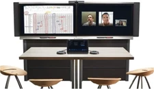 Smart SRS-LYNC-M Smart Interactive Whiteboard System 2 Monitor Console Office