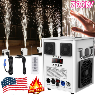Holdlamp Cold Spark Firework Machine 700W DMX Stage 6.6-9.8ft DJ Event Party US