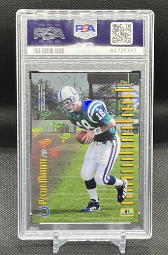 1998 Peyton Manning Topps Finest Mystery Refractor #M2 (RC) Brett Favre PSA 10