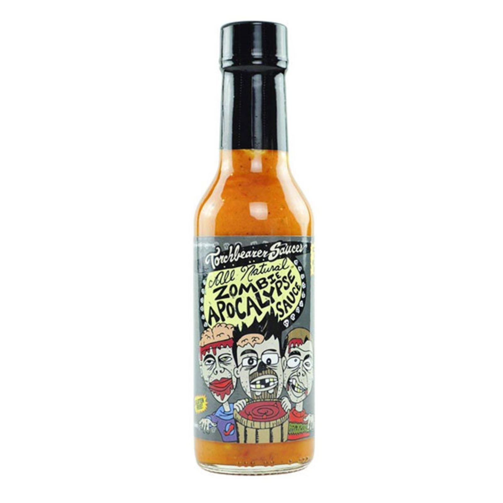 Torchbearer Zombie Apocalypse Very Hot Spicy Sauce Condiment Bhut Jolokia Pepper