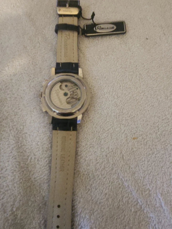 Reloj Rousseau Automático Acero Inoxidable/Cuero. Con indicador de fecha. 25,4 mm Foto 2 de 4