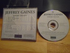 RARE ADV PROMO Jeffrey Gaines CD Toward the Sun rock Mitchell Froom pearl jam !