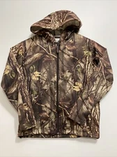 REALTREE MASTER SPORTSMAN Zip Up Fleece Sweater Adult Size Medium Hunter Hunting