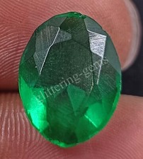 8.70 CT Oval Cut Natural Green Emerald IGL Certified Loose Gemstone M25