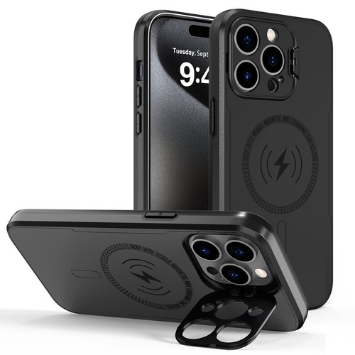 For Apple iPhone 15 14 Pro Max Safe Magnetic Case Shockproof Kickstand Cover - Picture 7 of 54