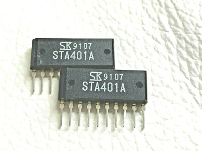 2 Pieces |  STA401A SANKEN TRANS 4NPN DARL 60V 4A 10SIP