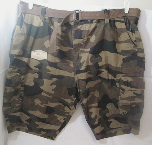 RAW X Belted Men's Cargo Shorts Relaxed Fit Casual Tactical Knee Length Size 50 - Picture 4 of 8