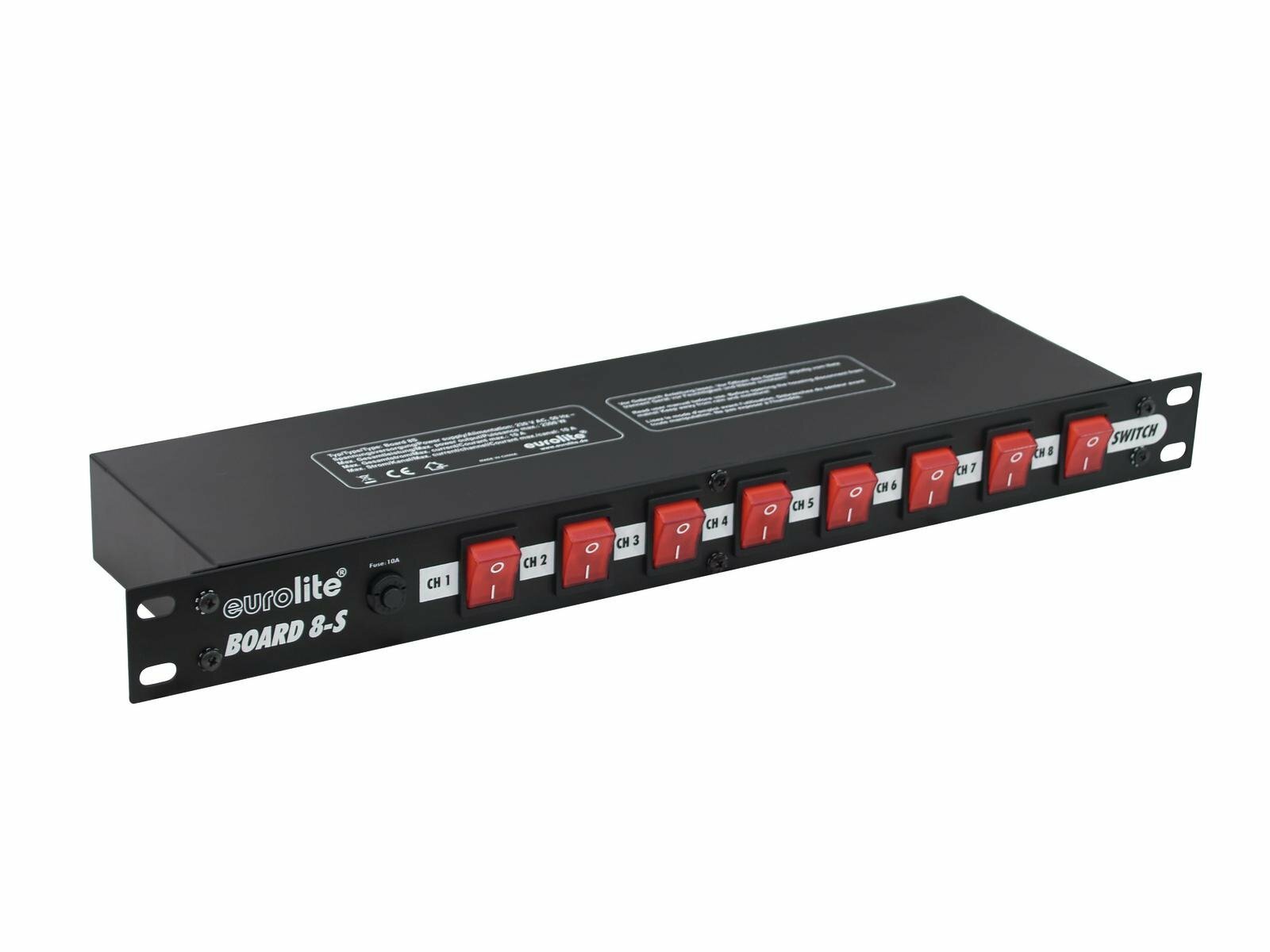 Pannello Interruttori 8 Vie Eurolite 70008277 *DEMO* - 10A 2300W